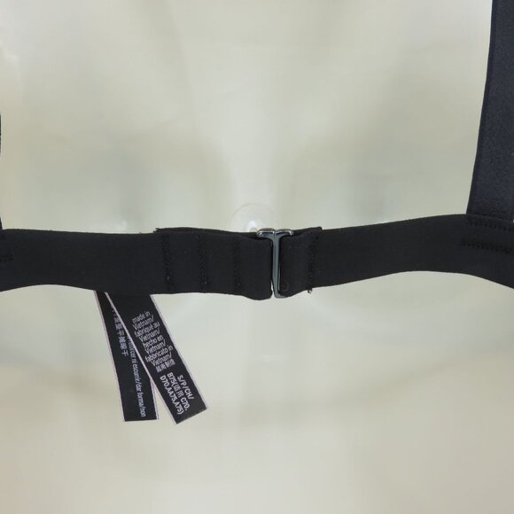 Victorias Secret Womens Small Black Mesh Plunge Bralette 24492967 Nylon Blend - Picture 7 of 15